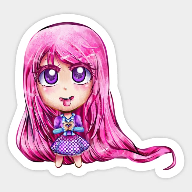 Jemma Stone Chibi Sticker by Yennie Fer (FaithWalkers)